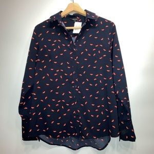 RW&CO Lips blouse XS